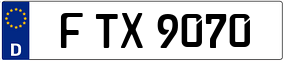 Truck License Plate